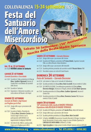 festa del santuario 2023